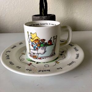 PADDINGTON BEAR Coralport cup & plate
